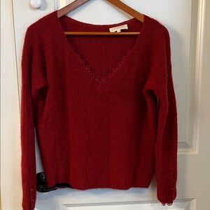Gorgeous Sezane Le Fil Rouge Sweater S